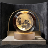 3D Crystal Ball Moon Lamp