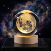 3D Crystal Ball Moon Lamp