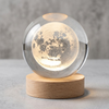 3D Crystal Ball Moon Lamp
